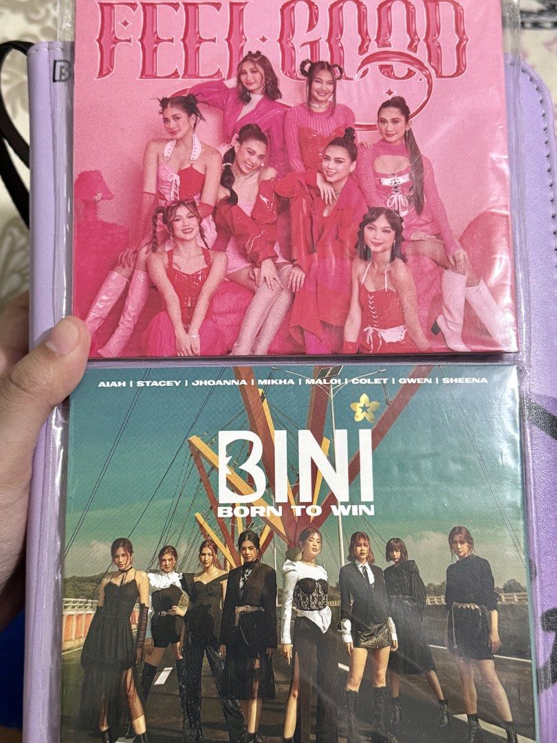BINI Album (Category: CDs & DVDs) located in Muntinlupa City. Submitted by anj00 (Listing ID 1437342865, Image 2). Description: Bini Album Bundle for sale! Includes three albums (mint condition): - Talaarawan - Feel Good - Born to Win Can transact via messenger for your peace of mind. DM your offer! :)) 📍Muntinlupa.