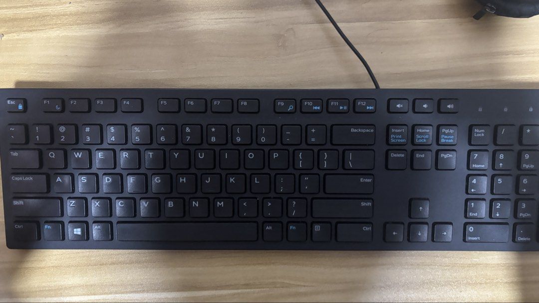 Black Wired Keyboard451539603911485440