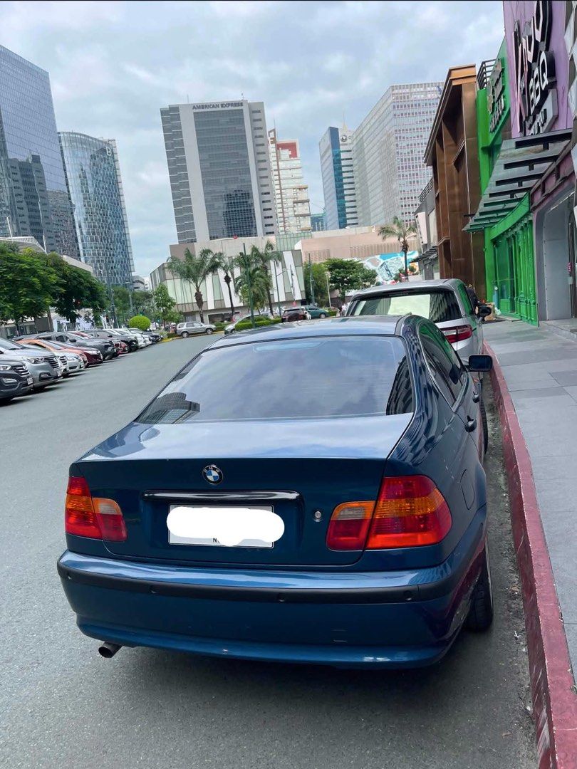 BMW 318i Sedan (A) (Category: Used Cars) located in Makati City. Submitted by diamondbunny888 (Listing ID 1437251568, Image 2). Description: FOR SALE: 2004 BMW 318i E46 Automatic Transmission Highly sought after model Sleek and Sporty With repairs and maintenance records Good running condition Clean Title 116K km Exterior color- Blue Interior Interior color- Black with wood trimmings Price: P480K Direct from owner RFS: working abroad .