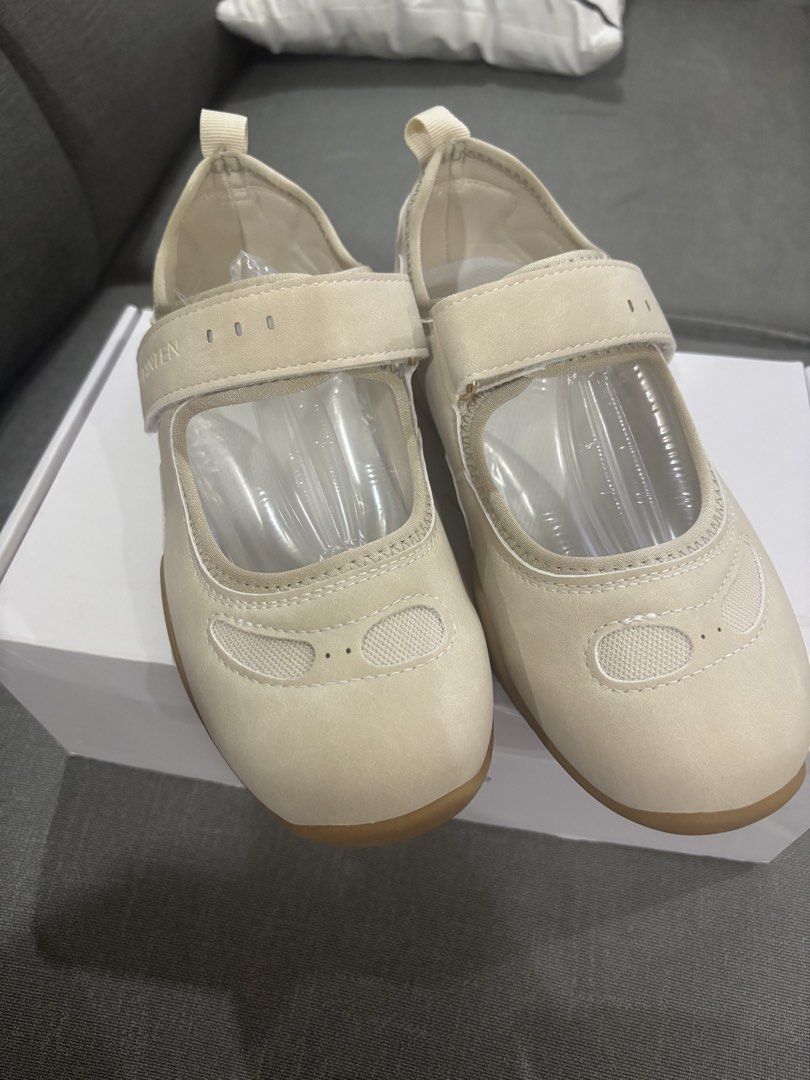 Bostanten Mary Jane (Size 36) (Category: Sandals) located in Calasiao. Submitted by tkvely16 (Listing ID 1437320208, Image 2). Description: - Brand new, never used, clean sole - Color: Apricot - Size: 36 MOP: GCASH or Maribank MOD: J&T (sf shouldered by buyer).