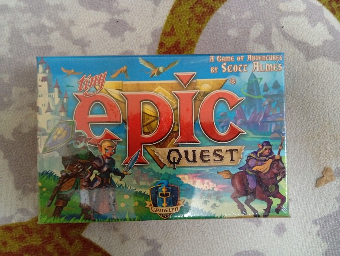 Tiny Epic Quest (Category: Toys & Collectibles) located in Temerloh. Submitted by najmidzulkarnain (Listing ID 1437265267, Image 1). Description: FEEL FREE TO NEGO PRICE Seal never opened. Helping a relative to sell his old stock. TAKE NOTE THIS IS AN OLD STOCK. THERE IS A CHANCE OF MOLD ALTHOUGH SEAL NEVER OPENED! PM if interested. Can give more discount if buy more in my listing. Make offer to lock your order. CHECK OUT MY PROFILE FOR MORE BOAR