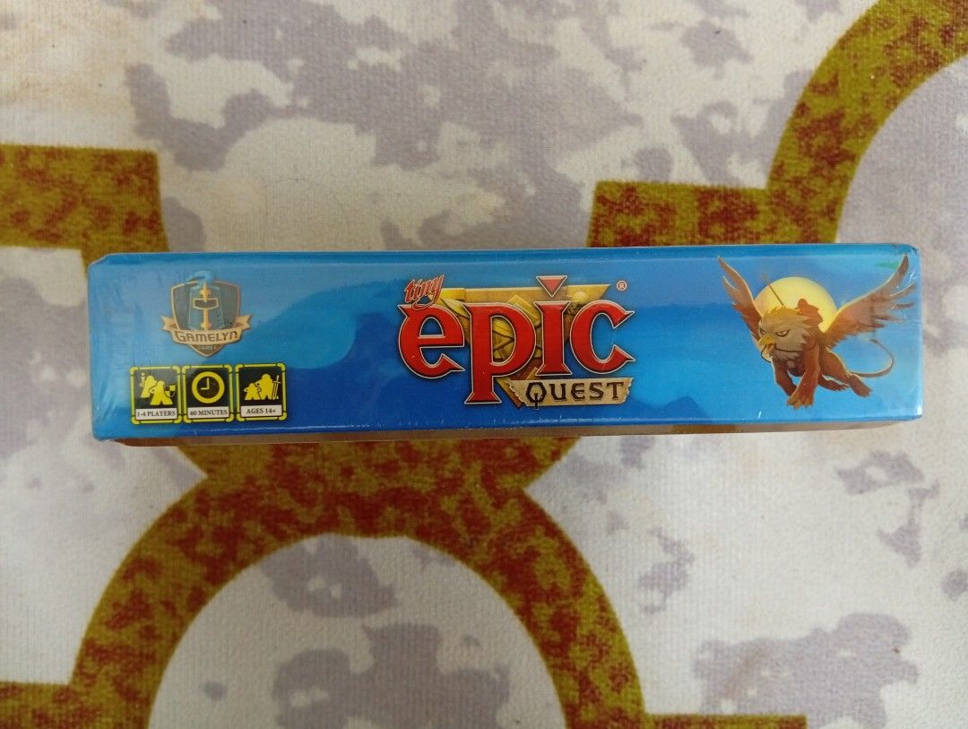 Tiny Epic Quest (Category: Toys & Collectibles) located in Temerloh. Submitted by najmidzulkarnain (Listing ID 1437265267, Image 2). Description: FEEL FREE TO NEGO PRICE Seal never opened. Helping a relative to sell his old stock. TAKE NOTE THIS IS AN OLD STOCK. THERE IS A CHANCE OF MOLD ALTHOUGH SEAL NEVER OPENED! PM if interested. Can give more discount if buy more in my listing. Make offer to lock your order. CHECK OUT MY PROFILE FOR MORE BOAR