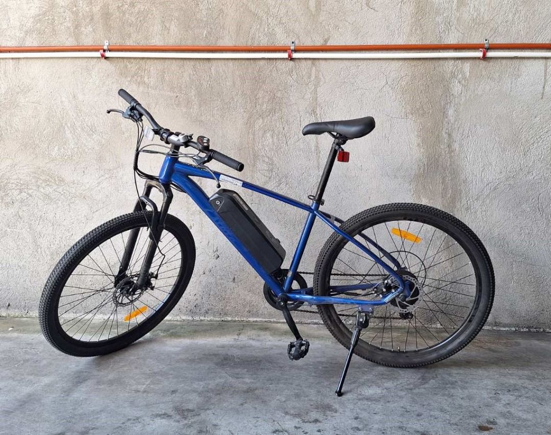 Estate Mountain Electric Bike (Category: Bicycles) located in Muntinlupa City. Submitted by shopandsaveau (Listing ID 1437284290, Image 1). Description: Conquer any trail with the Electric Mountain Bike, powered by a 250W 36V hub motor that delivers strong performance across varied terrains. The bike’s contemporary steel frame ensures durability while maintaining a sleek, modern look. Coupled with a 36V 7.8 Ah lithium battery, you can enjoy exten