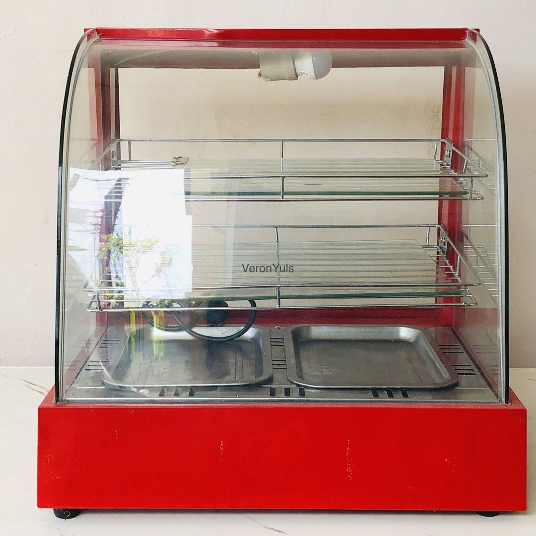 Food Display Case Warmer Chicken Warmer 3 Layers (Category: Other Kitchen Appliances) located in San Pedro. Submitted by anchbry (Listing ID 1437347072, Image 1). Description: NEGOTIABLE and FOR MEET UP ONLY (BACOOR/IMUS) • Specs: 20.5 x 15.7 x 20.5 inches | 500W • Features: Adjustable temp, may warm light, at water tray (anti-dry food). • Condition: Well-maintained and presentable. Seasonal use lang (Dec 2024 & 2025 Bazaars). 100% working condit