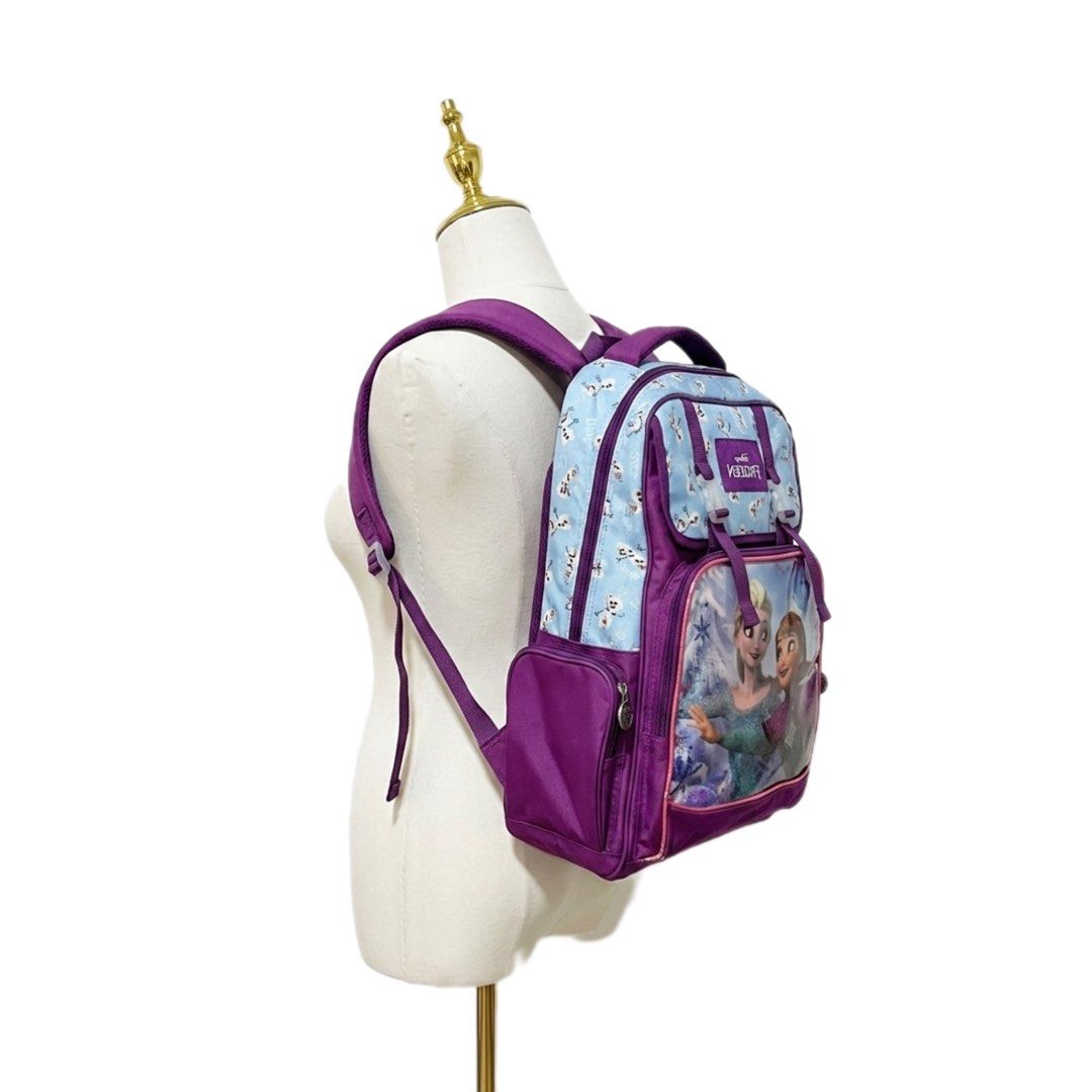Frozen Kids Backpack (Category: Backpacks) located in Manila. Submitted by couture_cache (Listing ID 1437249415, Image 1). Description: Flaws sa bottom lining, zoom in nyo nalang, barely noticeable. This very nice in actual. A hundred percent working. Approximately Dimension: 15x12x6 Inches First to pay basis and payment first. Delivery shouldered by buyer: Lalamove or J&T. No rush shipping. Location: Taytay, Rizal.