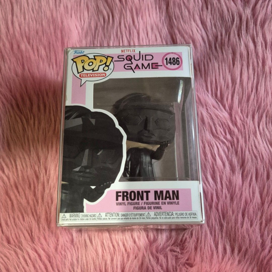 Funko Pop - Squid Game Front Man (Category: Designer & Blind Box Toys) located in Paranaque City. Submitted by darkin.birb (Listing ID 1437305869, Image 1). Description: ↳ has minor dents and scratches ↳ with free boss protector 🚫 NO to sensitive & impatient buyers 🚫 NO meet-ups for now, shipping only 📧 DM if interested, will send more pictures 💳 MOP: GCASH/BPI 📮 MOD: J&T (📍Parañaque City) | drop-offs: Saturday & Sunday only (can ship early