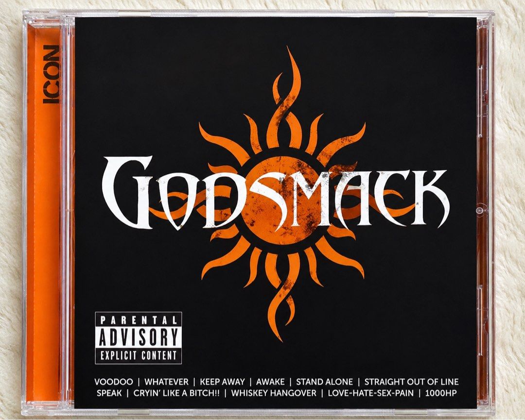 Godsmack Icon CD Greatest Hits sealed bnew (Category: CDs & DVDs) located in Pasig City. Submitted by proteinboy6 (Listing ID 1437271709, Image 1). Description: 🔥 Godsmack – Greatest Hits 🔥 💿 US Pressed ✨ Sealed, Brand New 💵 P1,200 Includes the hits: 🎵 Voodoo 🎵 Awake 🎵 Whatever 🎵 I Stand Alone 🎵 Keep Away 🎵 Straight Out of Line 🎵 Cryin’ Like a Bitch!! 🎵 Whiskey Hangover A must-have for any hard rock / metal collection 🤘.