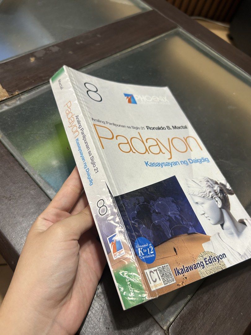 Grade 8 Araling Panlipunan Textbook (Category: Textbooks) located in Caloocan City. Submitted by rhealine_dans09 (Listing ID 1437246233, Image 2). Description: .