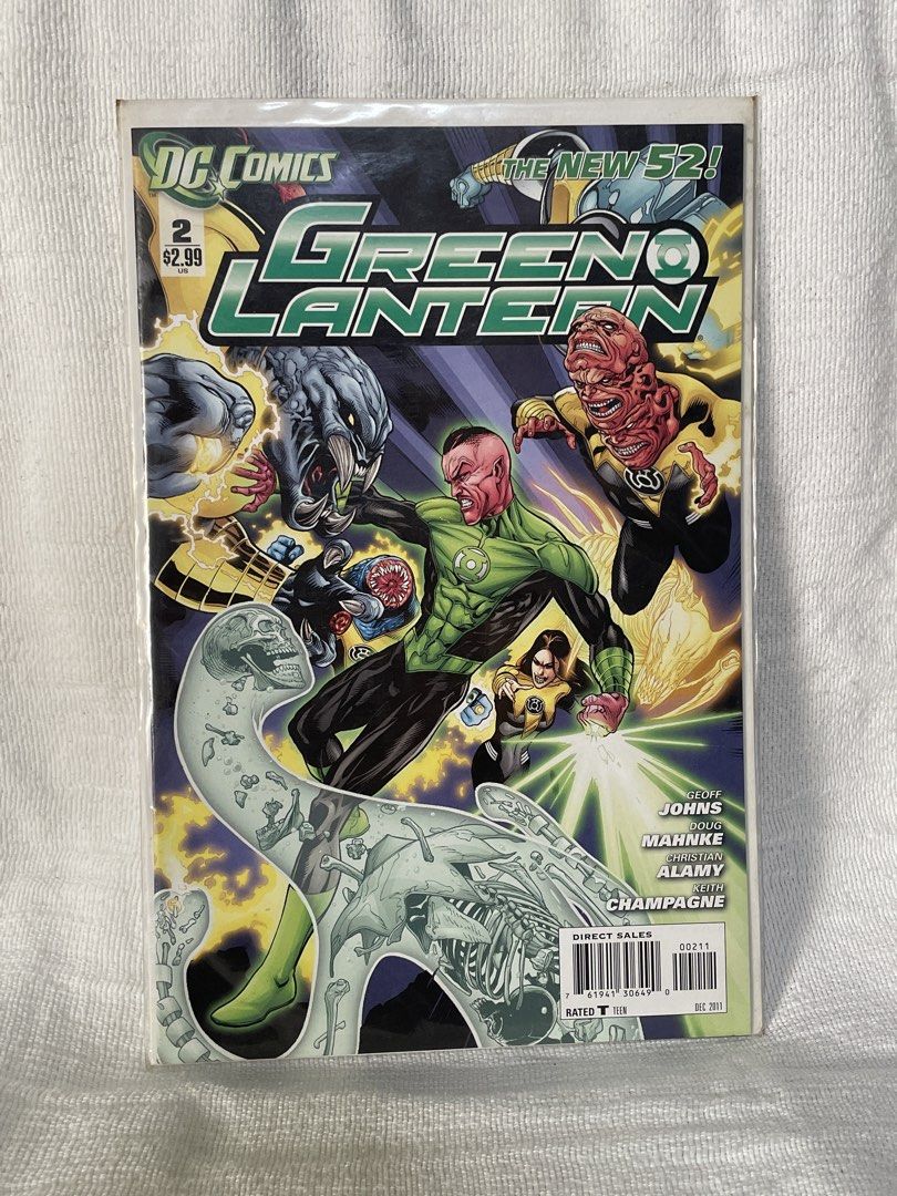 Green Lantern New 52 Issues 1-3 set (Category: Comics & Manga) located in Quezon City. Submitted by bluebutterflycoffetc (Listing ID 1437212588, Image 3). Description: - Green Lantern New 52 series: Issues #1, #2, and #3 Set - Geoff Johns, Doug Mahnke, and Christian Alamy.