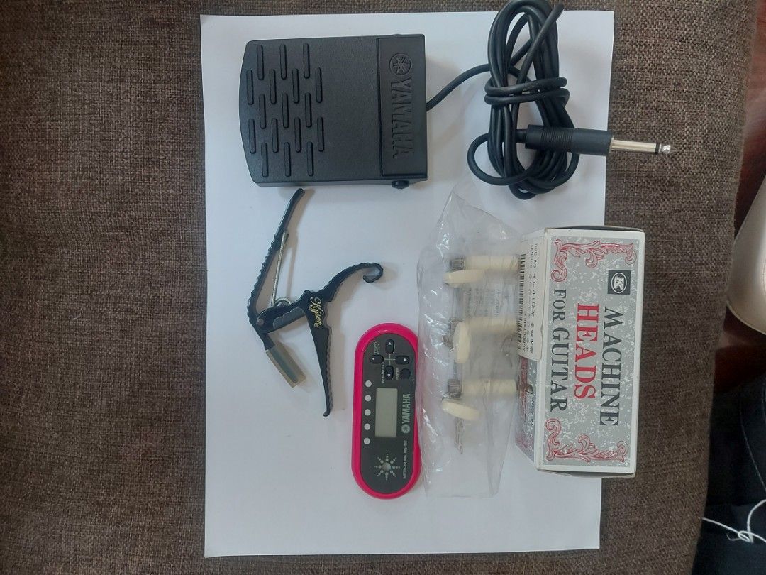 Guitar accessories yamaha ( take all ) (Category: Portable Audio Accessories) located in Valenzuela. Submitted by robinson091569 (Listing ID 1437316872, Image 2). Description: guitar pedal - yamaha guitar capo - kyser metronome - yamaha machine head for guitar brandnew for take all for only 3,000 only pm for sure buyer. thank you..