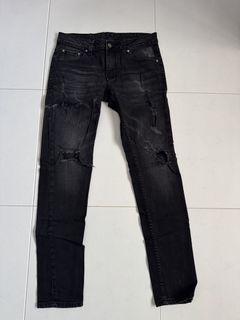 Fear Of God 4th collection salvaged denim zipper pants, Men's