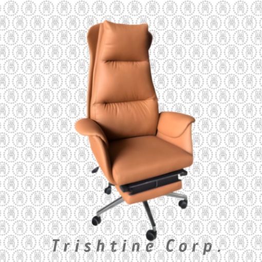 High Back Office Chair with Footrest (Category: Office Furniture & Fixtures) located in Caloocan City. Submitted by trishtine_jim9 (Listing ID 1437214272, Image 1). Description: - High-back office chair from Trishtine Corp. - Features a built-in footrest. - Swivel base with wheels for easy movement. - Upholstered in a tan-colored material. - Designed for extended use. -Super Comfy Disclaimer: Price is for Posting Purposes Only.