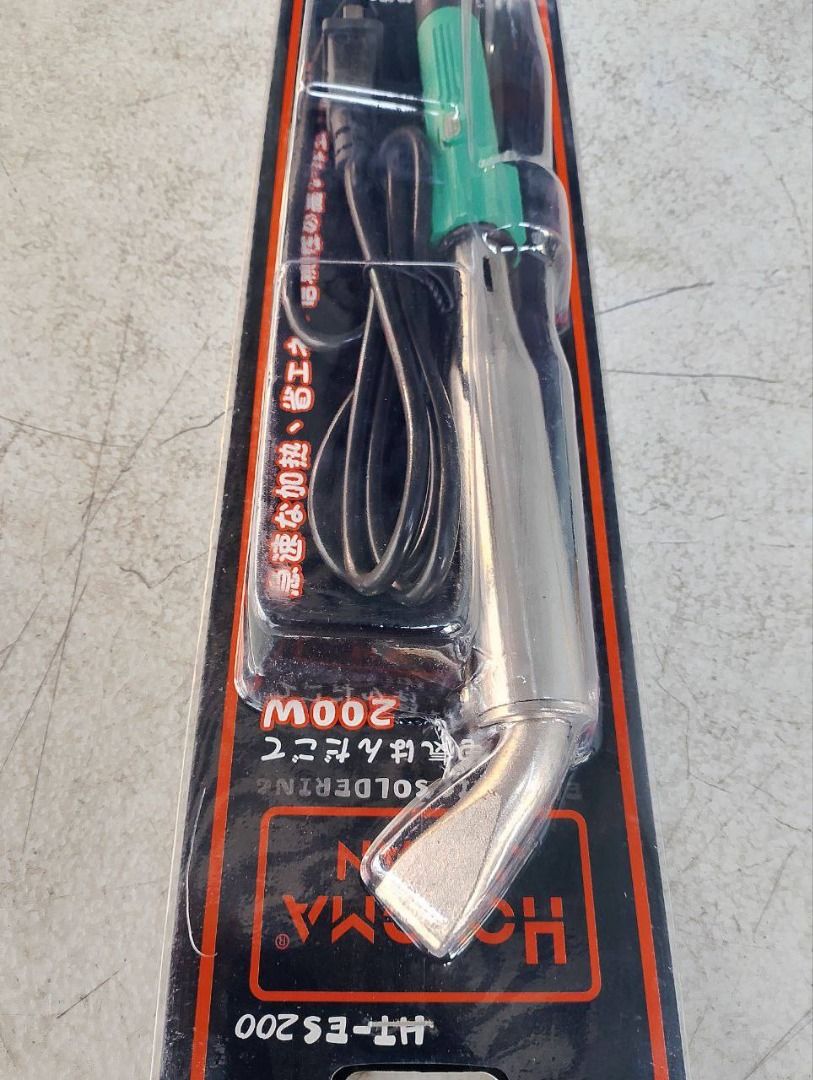 Hoyoma Soldering Iron Specs: 200w (Category: Everything Else Others) located in Manila. Submitted by joeyroque09 (Listing ID 1437261001, Image 3). Description: Hoyoma Soldering Iron Specs: 200w Price: 750.