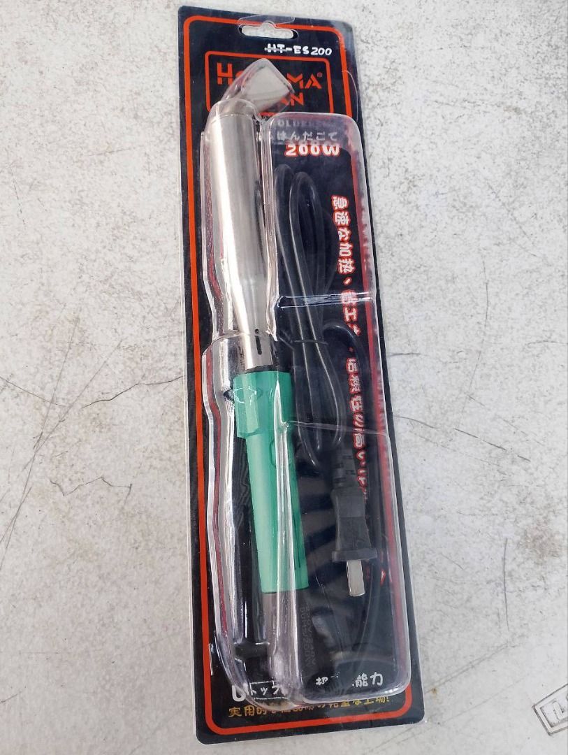 Hoyoma Soldering Iron Specs: 200w (Category: Everything Else Others) located in Manila. Submitted by joeyroque09 (Listing ID 1437261001, Image 2). Description: Hoyoma Soldering Iron Specs: 200w Price: 750.