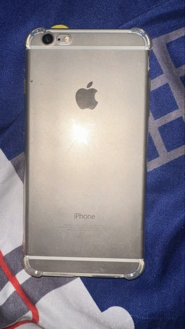 iPhone 6 Plus (Category: iPhone 6 Series) located in Manila. Submitted by kimchiclothing333 (Listing ID 1437244805, Image 2). Description: ‼️READ BIO BEFORE TRANSACTING‼️ --- used as backup phone only only issue fingerprint not working comes with free charging cable and phone case can do meet ups if sure buyer.