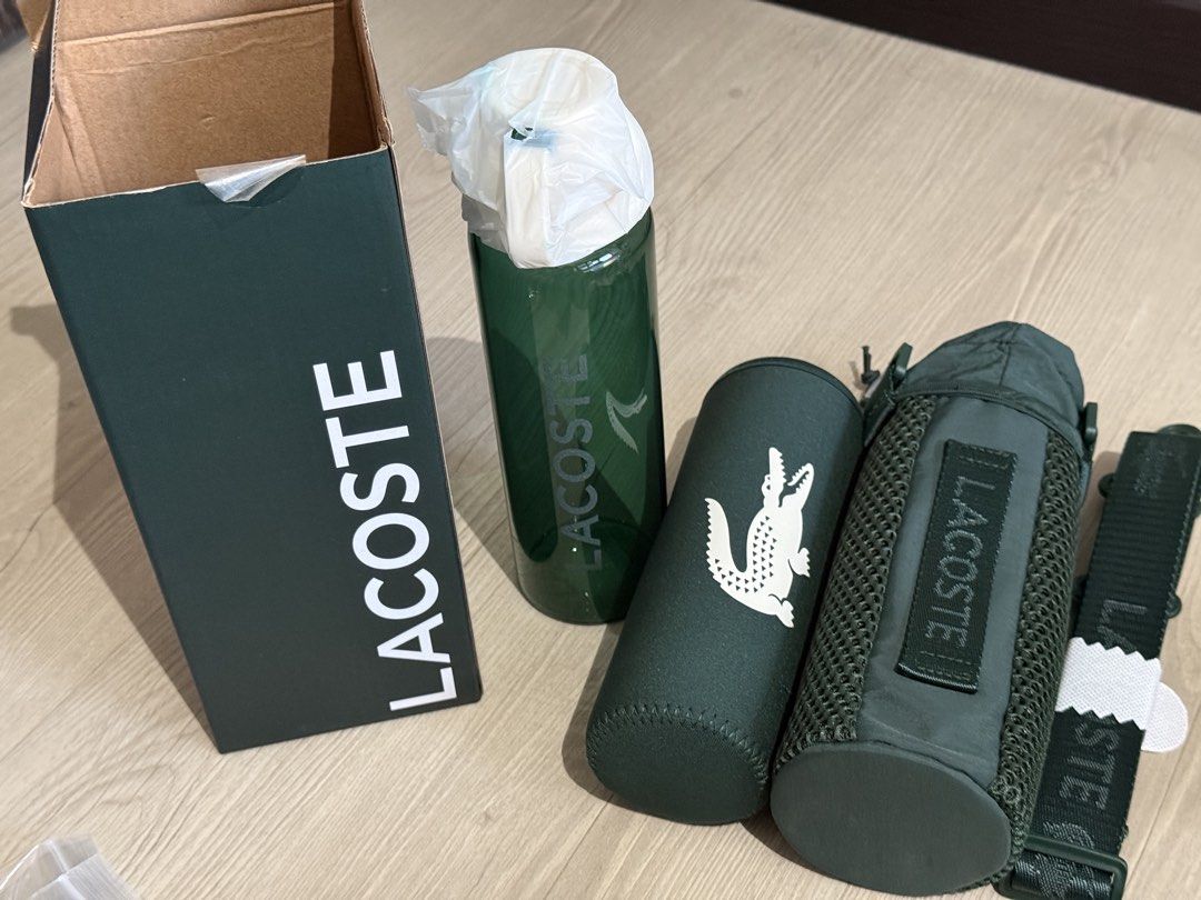 Lacoste Water Bottle Set - Brand New451143398023516161