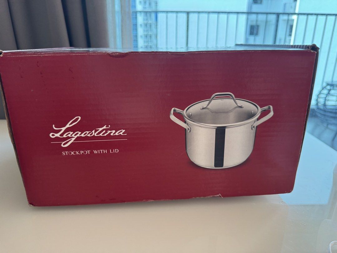 Lagostina Stockpot with Lid - 24cm451237710135961601