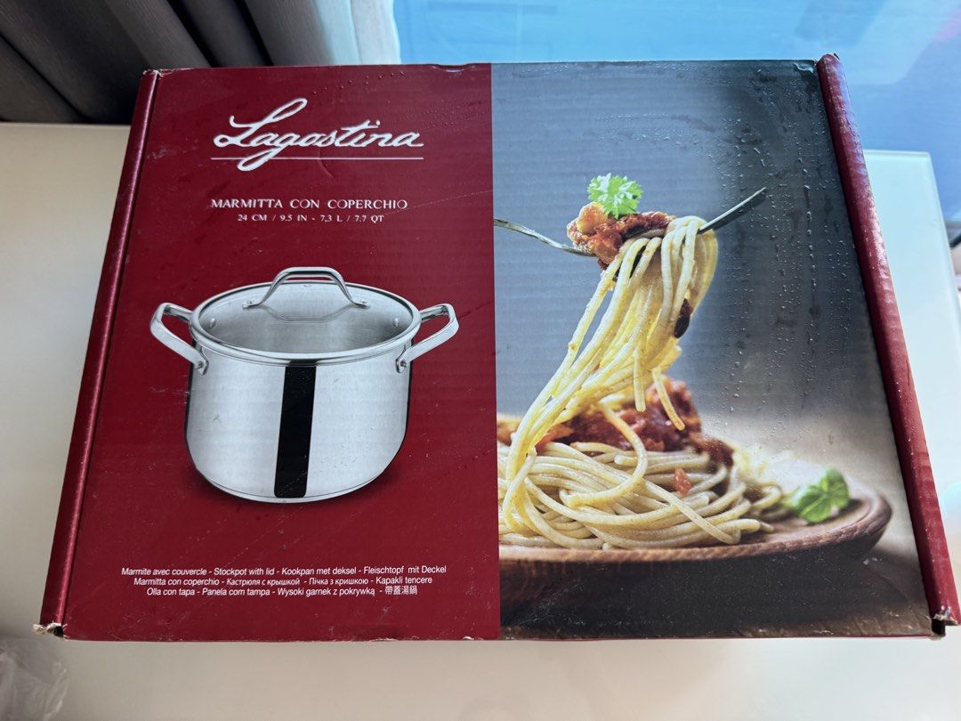 Lagostina Stockpot with Lid - 24cm451237710135961600