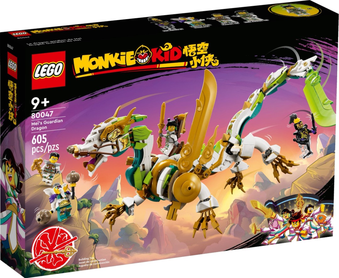 LEGO Monkie Kid 80047 Mei's Guardian Dragon, Hobbies & Toys, Toys ...
