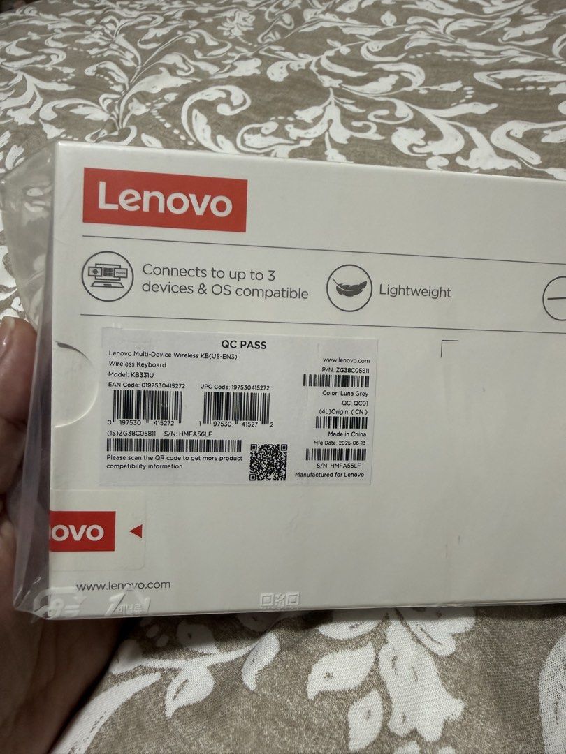 Lenovo Multi-Device Wireless Keyboard - Brand New451178970125455362