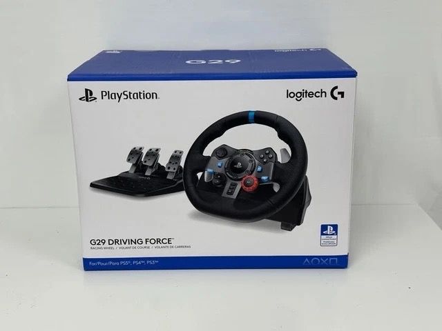 Logitech G29 Driving Force Racing Wheel, Video Gaming, Gaming ...