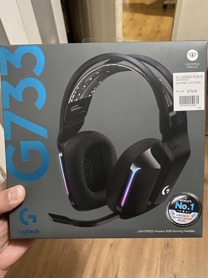 Logitech G733 LIGHTSPEED Wireless RGB Gaming Headset - Black