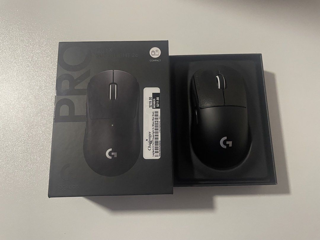Logitech PRO X SUPERLIGHT 2c Wireless Gaming Mouse (Black)451420005346856960