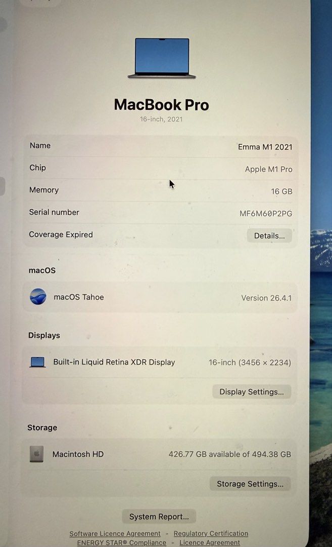 M1 Pro MacBook Pro 16-inch464347655675596802
