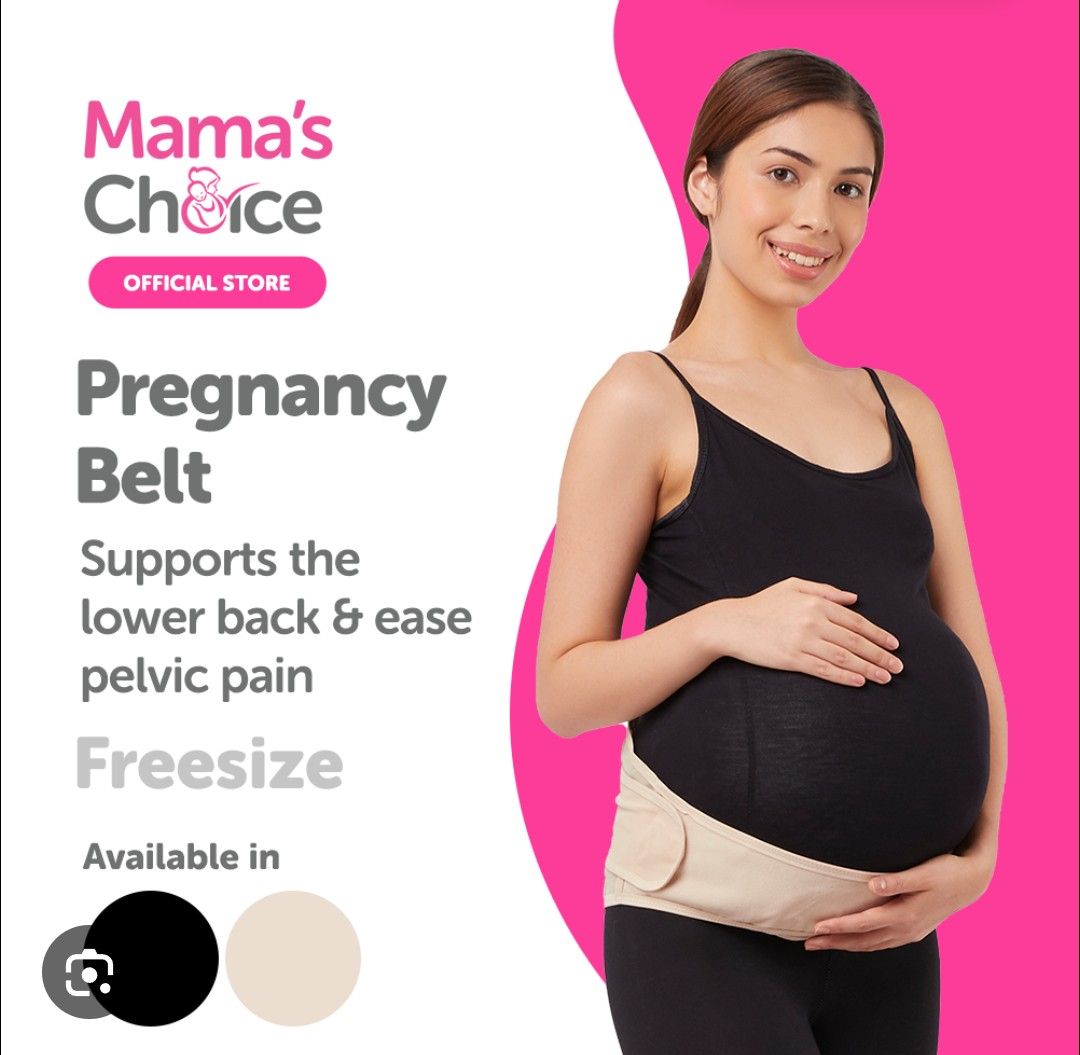 Mama's Choice Pregnancy Belt - Freesize (Category: Maternity Care) located in Manila. Submitted by jakeyprelovedstuff (Listing ID 1437259676, Image 1). Description: - Mama's Choice pregnancy belt - Provides lower back and pelvic pain support - Freesize - Available colors: Black and Beige - Shown in black (image).