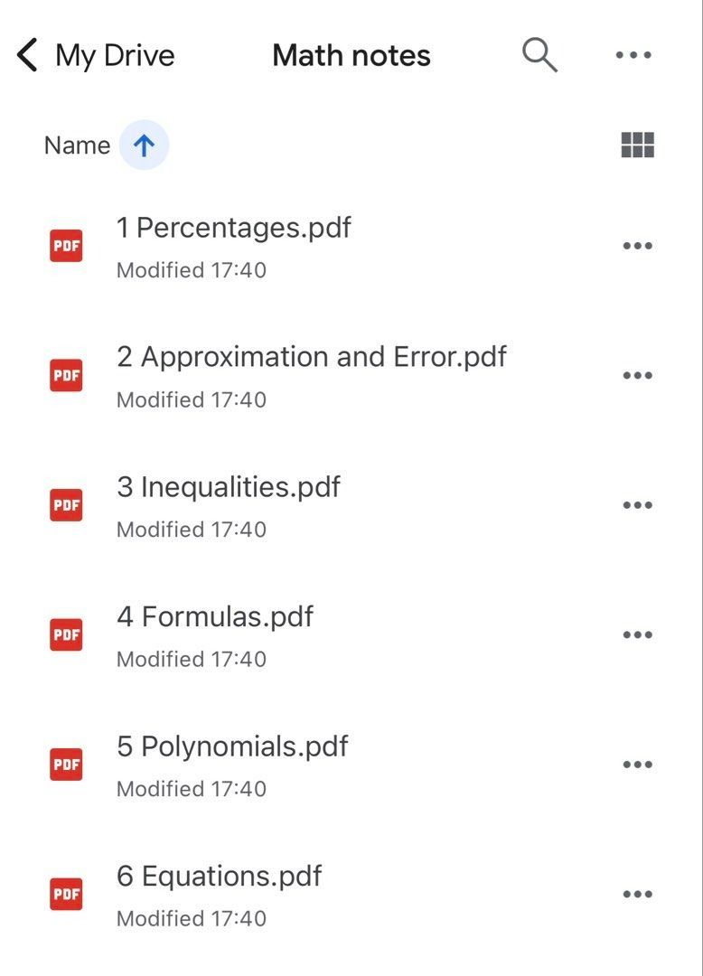Math by Topic Notes （分類：教科書）位於 Hong Kong。 由 luckyturtle_dsenotes 提交（商品編號 1437356077，圖片 2）。簡介： ✨Math by topic notes ALL FOR $30 Includes: (Each for $5) 1. Percentage 2. Approximation and Error 3. Inequalities 4. Formulas 5. Polynomials 6. Equations 7. Functions and graphs 8. Rate, Ratio, Proportion and Variations 9. Plane Geometry 10. Coordinate Geometry 11. Mensuration 12. Trigonometry and Its Applications 13. Probability 14. Statistics -with sug