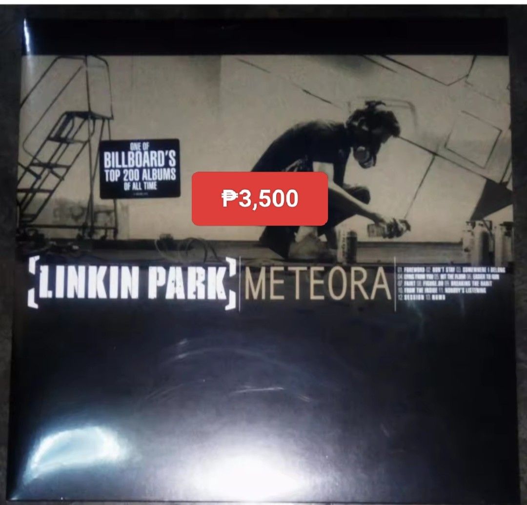 Meteora by Linkin Park Vinyl (Category: Vinyls) located in Manila. Submitted by ramonrobin.cruz (Listing ID 1437267266, Image 1). Description: Meteora by Linkin Park Vinyl LP brand New sealed this item will (pre-order after payment confirmation in 8 days a week and deliver to provided adress.