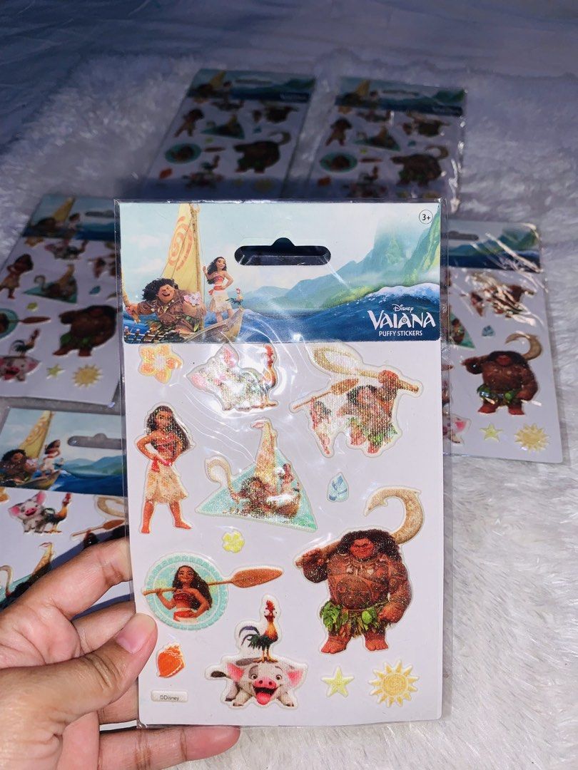 Moana 3D puffy stickers - 7pcs for 80 (Category: Character Goods) located in Pasig City. Submitted by nyca1989 (Listing ID 1437301103, Image 3). Description: 🌊✨ Set sail with these adorable Moana 3D puffy stickers! ✨🌺 Featuring your favorite characters from Disney’s Moana in cute raised designs 💙🏝️ Perfect for journals, scrapbooks, gadgets, planners, and collections! 📌 7 pcs set 💸 Only ₱80 Feel free to negotiate! Open to reasonable haggling
