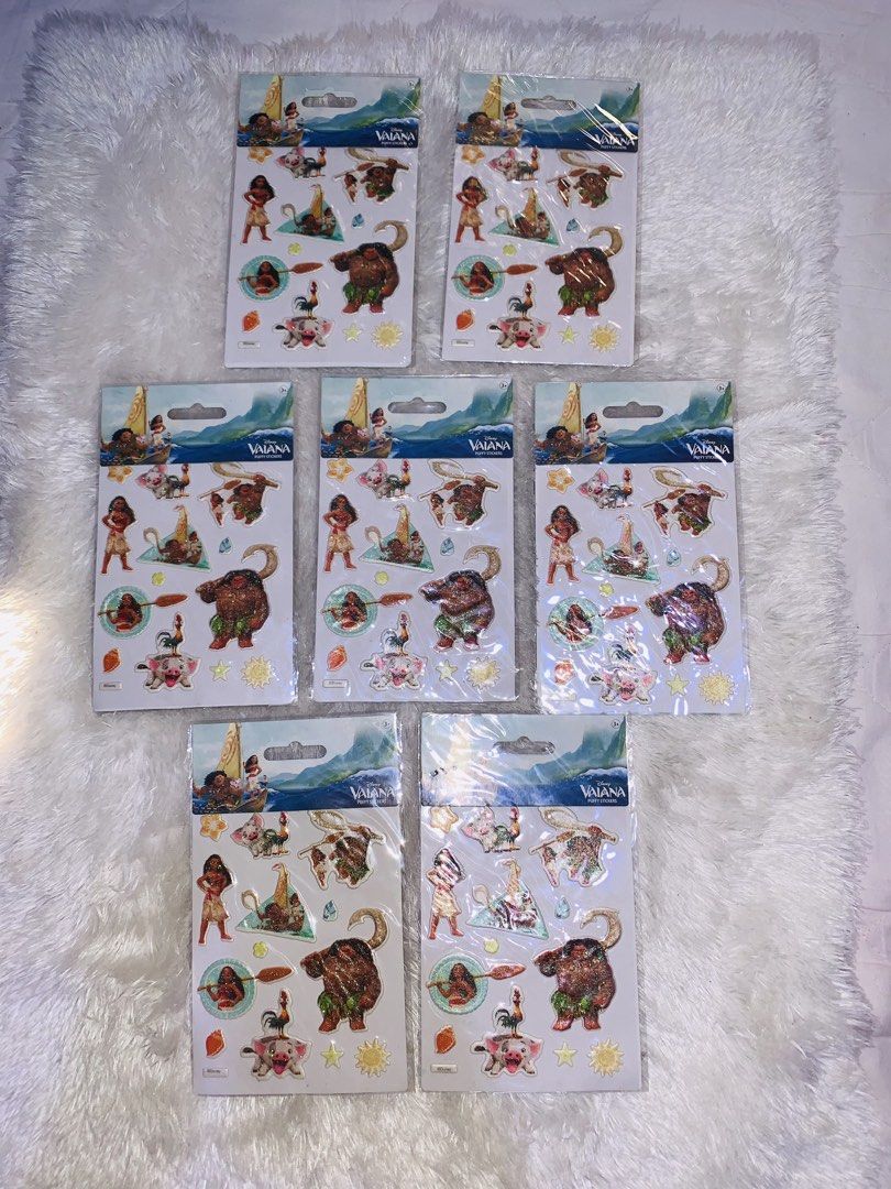 Moana 3D puffy stickers - 7pcs for 80 (Category: Character Goods) located in Pasig City. Submitted by nyca1989 (Listing ID 1437301103, Image 1). Description: 🌊✨ Set sail with these adorable Moana 3D puffy stickers! ✨🌺 Featuring your favorite characters from Disney’s Moana in cute raised designs 💙🏝️ Perfect for journals, scrapbooks, gadgets, planners, and collections! 📌 7 pcs set 💸 Only ₱80 Feel free to negotiate! Open to reasonable haggling