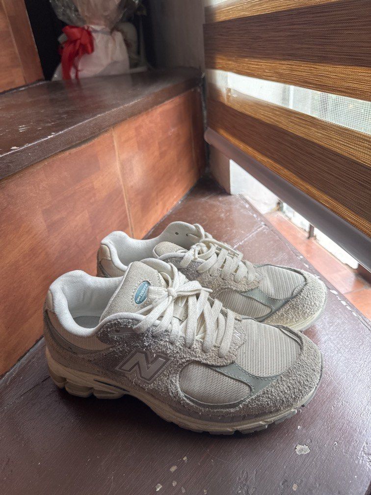 New Balance 2002R - Linen/Concrete (Category: Sneakers) located in Dasmarinas. Submitted by crldml (Listing ID 1437248537, Image 1). Description: For Sale: New Balance 2002R Colorway: Beige/Taupe Code: M2002REK Size: US 6 Women / 24 JPN / EU 38.5 Bought in Japan 🇯🇵 Lightly used, still in great condition. Clean overall with minimal signs of use only..