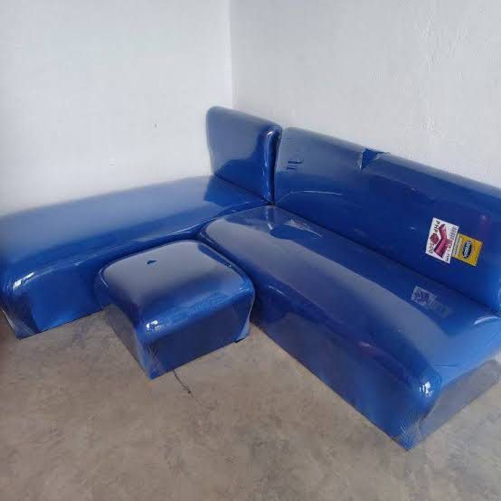 RUSH BNEW URATEX L TYPE SOFA (Category: Sofas) located in Manila. Submitted by sam.dxluttxr (Listing ID 1437253038, Image 1). Description: - Brand new L-type sofa set - Color: Blue - Brand: Uratex Foam and Rubberized Foam - Original Price: PHP 16,500 -Loc: Tondo, Manila negotiable for sure buyers. will assist in booking delivery.