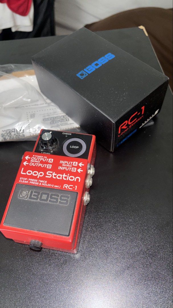 NUX amplifier & Boss Loop pedal (Category: Musical Instruments) located in Pasig City. Submitted by unwanteditemsfrommycloset (Listing ID 1395765814, Image 3). Description: 5k for each but 8k for both no hidden issues like brand new only used a few times promise! rfs: not in use anymore.