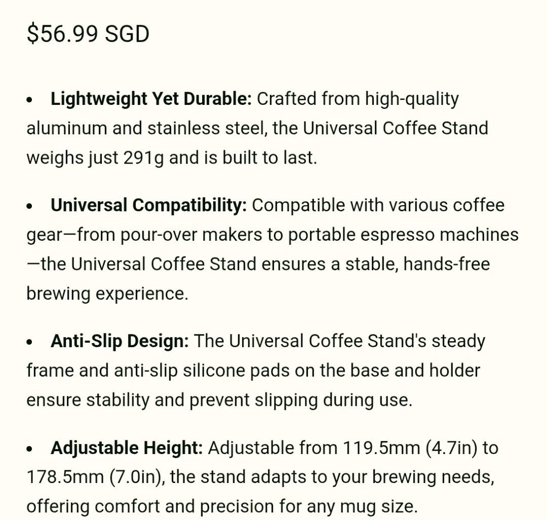Official Outin Universal Coffee Stand451244592171601921