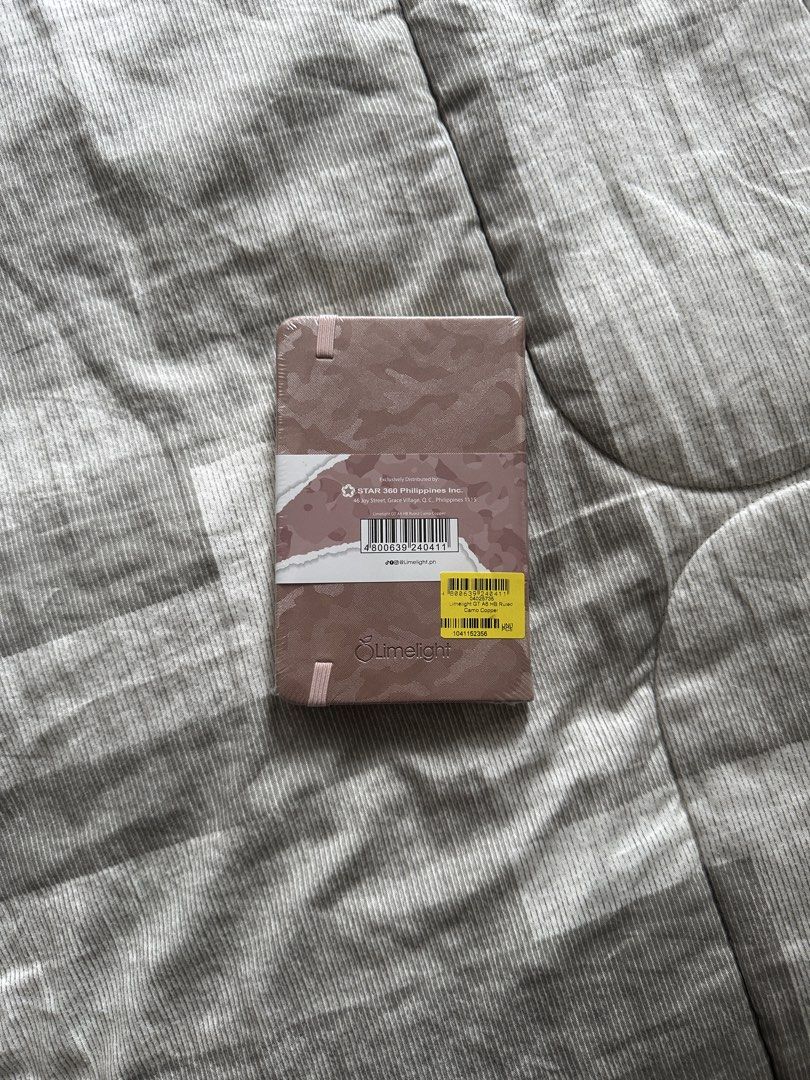 Pink LimeLight Ruled Journal A6 (Category: Stationery & School Supplies) located in Pasig City. Submitted by beabadoobeee (Listing ID 1437271624, Image 2). Description: - Still in its original packaging.