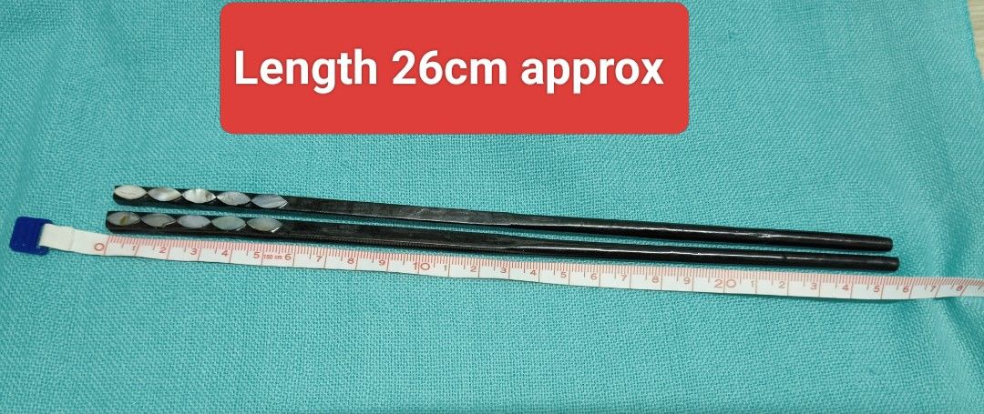 Shell Studded Chopsticks  26cm (approx)451373708535418883