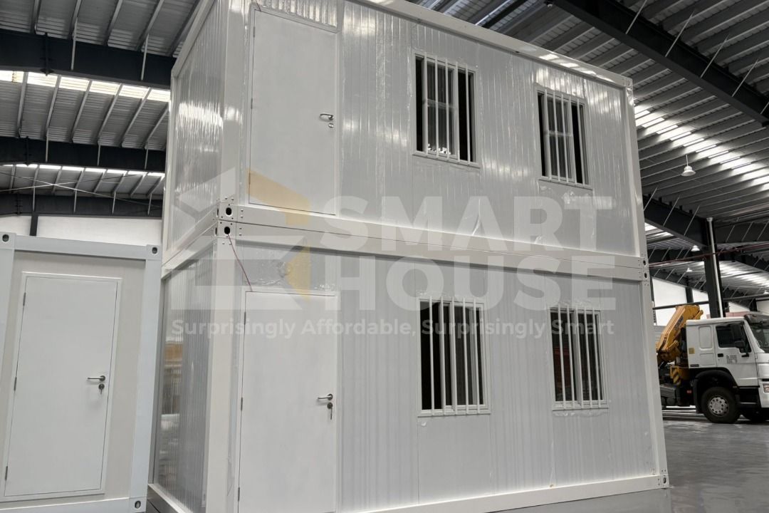 SMARTHOUSE LOW-COST CONTAINER HOUSE (Category: Construction & Building Materials) located in Quezon City. Submitted by Smarthouseph (Listing ID 1437252190, Image 2). Description: Looking for a budget-friendly housing solution? 👌 Smarthouse offers Low-cost Prefab Container House that are stylish, functional, ready to use and budget-friendly space solution! Perfect for residential, office, staff housing, and business use 🚀 📩 Message us now ! 📌 