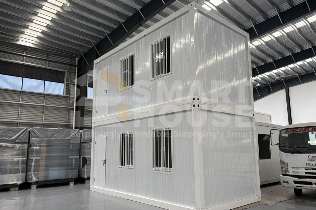 SMARTHOUSE LOW-COST CONTAINER HOUSE (Category: Construction & Building Materials) located in Quezon City. Submitted by Smarthouseph (Listing ID 1437252190, Image 1). Description: Looking for a budget-friendly housing solution? 👌 Smarthouse offers Low-cost Prefab Container House that are stylish, functional, ready to use and budget-friendly space solution! Perfect for residential, office, staff housing, and business use 🚀 📩 Message us now ! 📌 