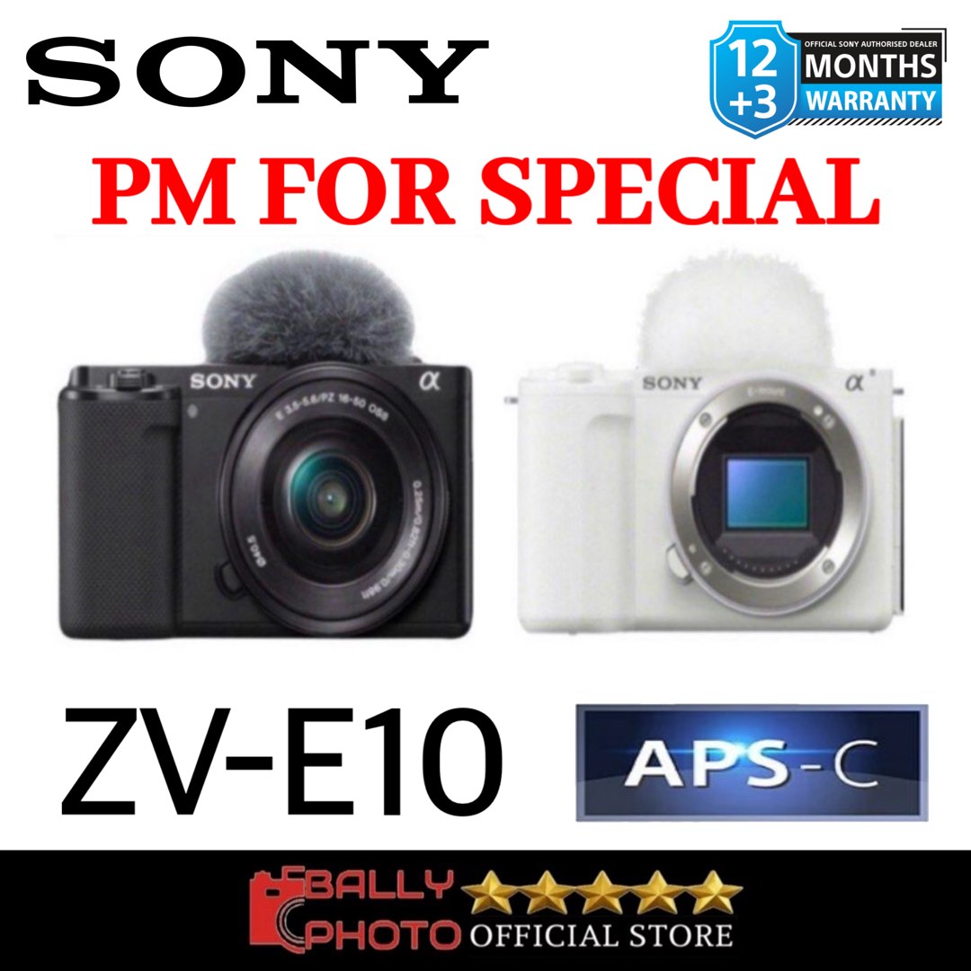 Zve Camera Sony ZV-E10 mirrorless camera ZVE10 zve-10 ZVE 10 zve10, Photography ...