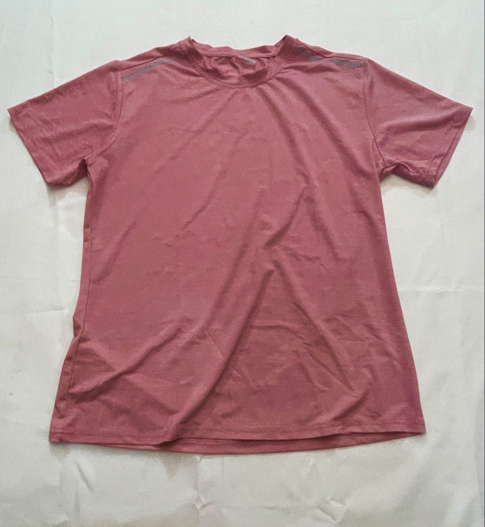 Sportswear Pink Shirt (Category: Shirts) located in Manila. Submitted by pepperstoremerch (Listing ID 1437375402, Image 1). Description: Sportswear Pink Shirt Top For Exercise/Gym Size Large Polyester Preloved, good condition Please see pictures D0049.