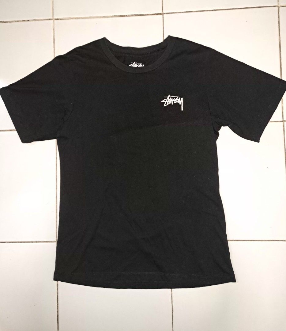 Stussy black tee y2k archive (Category: Tshirts & Polo Shirts ) located in Quezon City. Submitted by madshoppe (Listing ID 1437342605, Image 1). Description: W17xL26 see flaws on last pic.