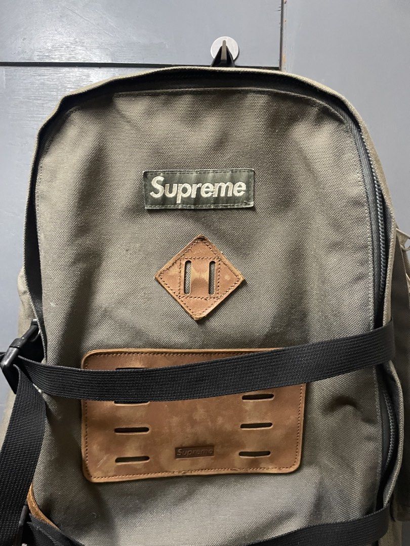 Supreme 25th Backpack 08AW (Category: Backpacks) located in Quezon City. Submitted by v1b1n (Listing ID 1437268216, Image 2). Description: Markdown price! Guaranteed Authentic from an early supreme collection 08 aw 2nd ever collection after the 2007 initial release Well used but still has a lot of life to it. No major issue, only signs of usage. DM.