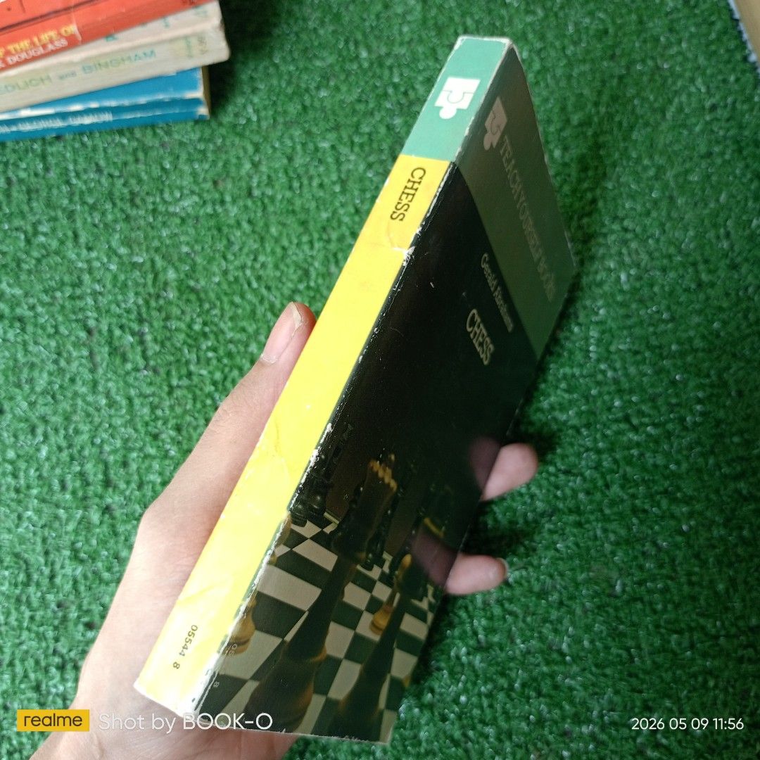 Teach Yourself Books Chess by Gerald Abrahams (Category: Storybooks) located in Polangui. Submitted by jumyrace2 (Listing ID 1437320662, Image 3). Description: - Vintage copy of 'Chess' by Gerald Abrahams. - Published by Dover Publications, Inc. (USA). - Comprehensive guide to chess for all levels. - Covers rules, moves, tactics, and strategy. - Includes illustrations and table of contents..