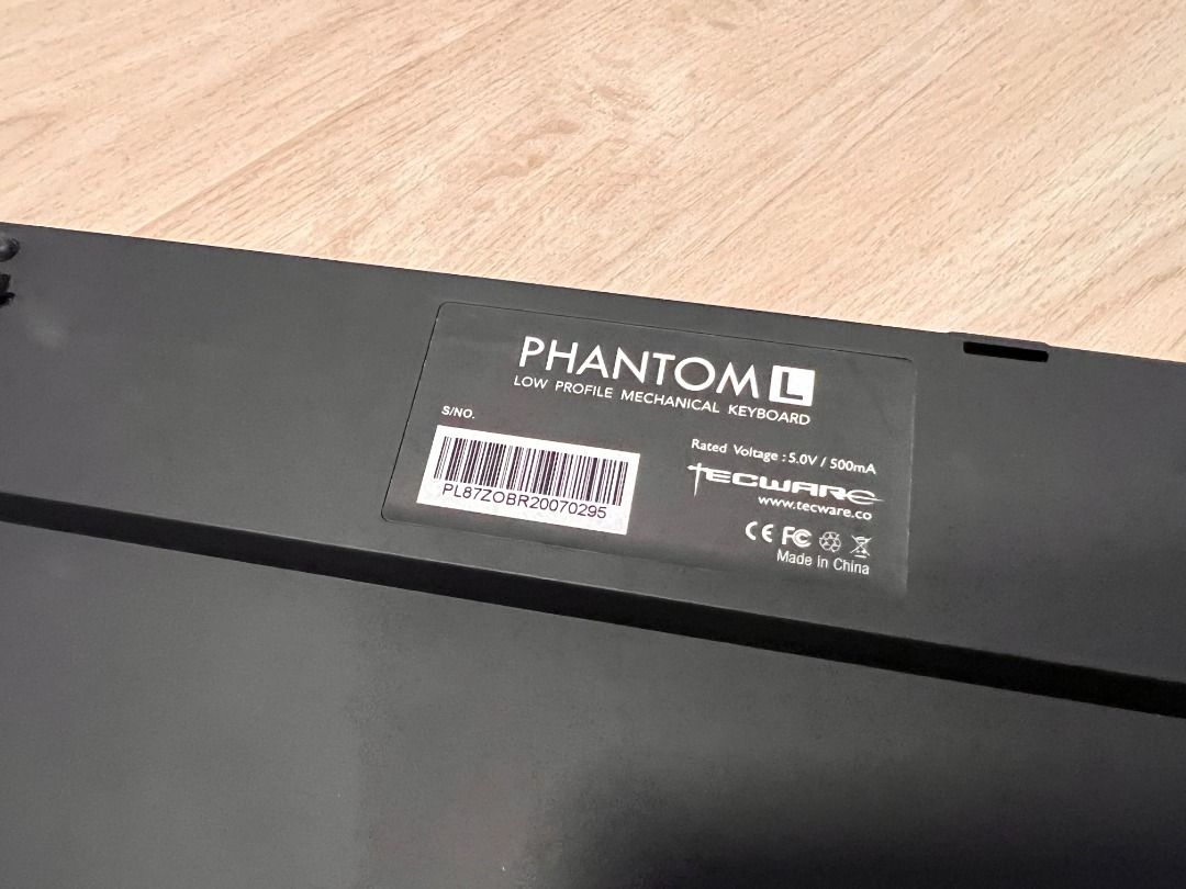 TecWare Phantom Low-Profile Mechanical Keyboard (TK)451051911056599042