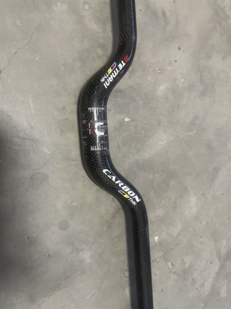 Carbon riser (Category: Parts & Accessories) located in Singapore. Submitted by skreaming_tillicream (Listing ID 1437324086, Image 2). Description: Carbon riser bar 31.8mm condi 8/10 wtt/wts.