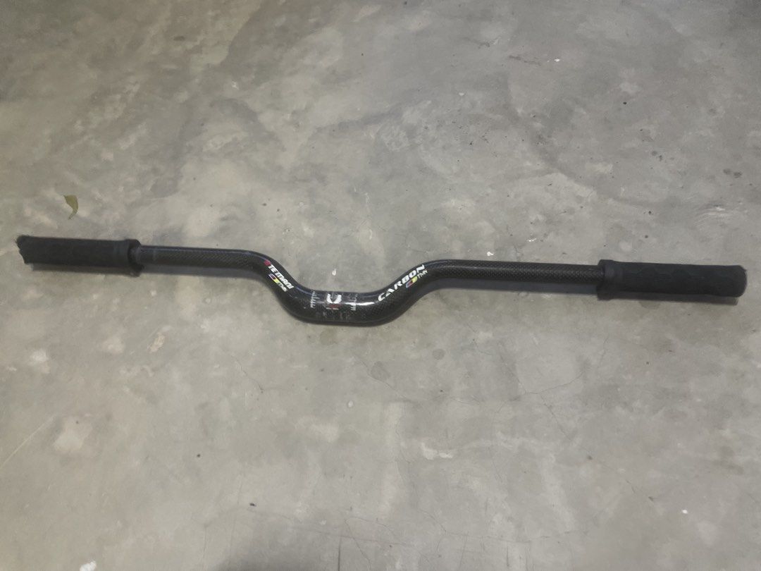 Carbon riser (Category: Parts & Accessories) located in Singapore. Submitted by skreaming_tillicream (Listing ID 1437324086, Image 1). Description: Carbon riser bar 31.8mm condi 8/10 wtt/wts.