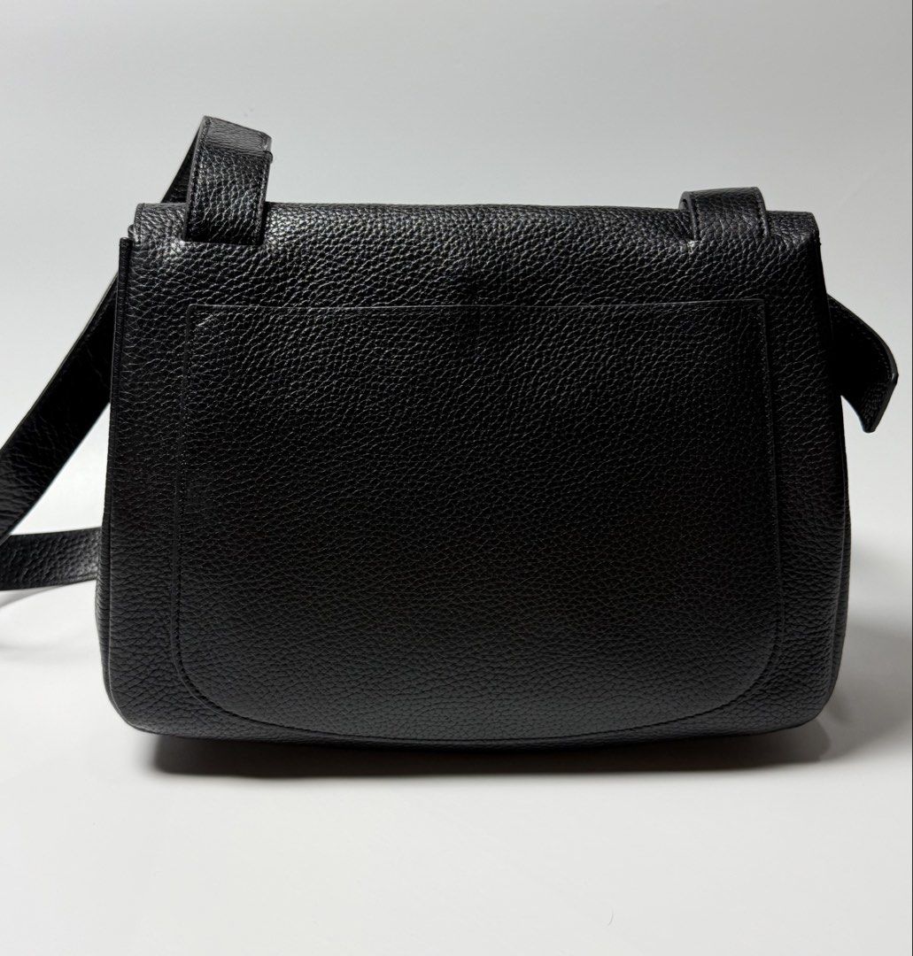 The row - Leather mail crossbody bag (Category: Cross-body Bags) located in Tarlac. Submitted by random.stufff (Listing ID 1437288732, Image 2). Description: The row leather mail crossbody bag Width: 11 inches Height: 10 inches Issue: re-stitched on both sling ends, pls see photos to appreciate. ₱5,000 free shipping Tarlac area .